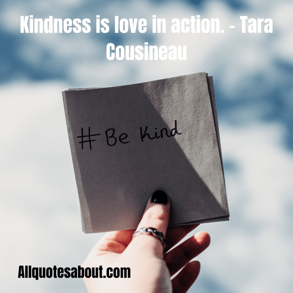 Kindness Quotes And Saying