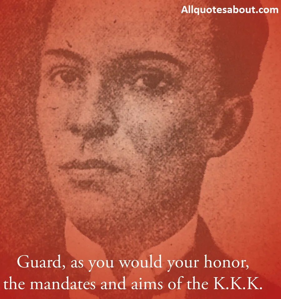 Andres Bonifacio Quotes